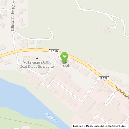 Kartenansicht Aral Tankstelle