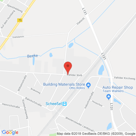 Kartenansicht Heidesand Raiffeisen-Warengen. eG