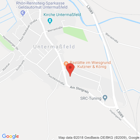 Kartenansicht Autogastankstelle Jürgen Dorst GmbH, Gelände Autohaus Kühn