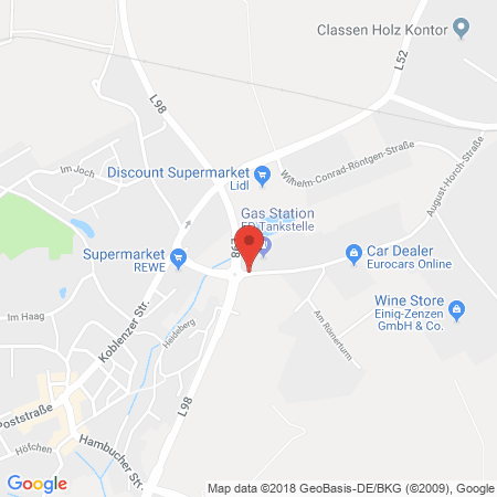 Kartenansicht ED-Tankstelle Kaisersesch