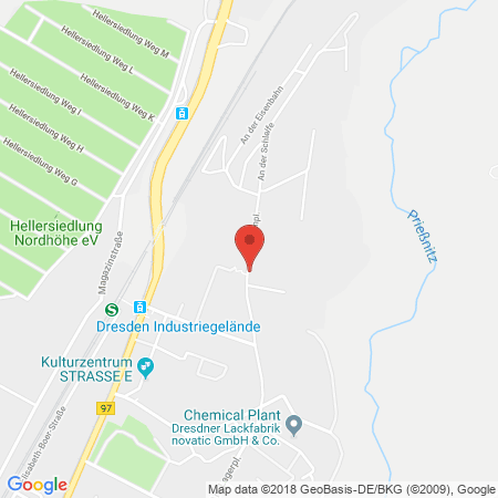 Kartenansicht Flüssiggasabfüllgesellschaft Dresden mbH