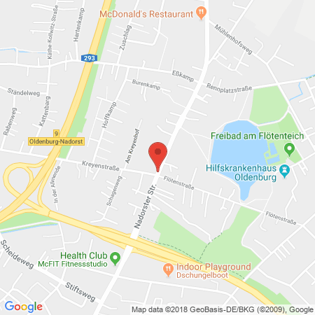 Kartenansicht Westfalen-Tankstelle Heiko Lammers