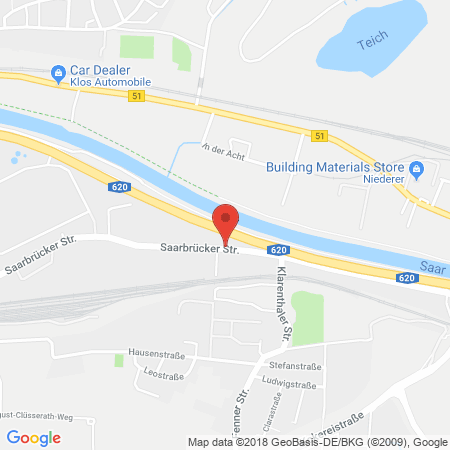 Kartenansicht Petes-Stop Autogastankstellen