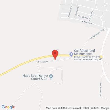 Kartenansicht Autofachmarkt Meyer