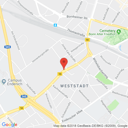 Kartenansicht Shell Autoport, Knauber