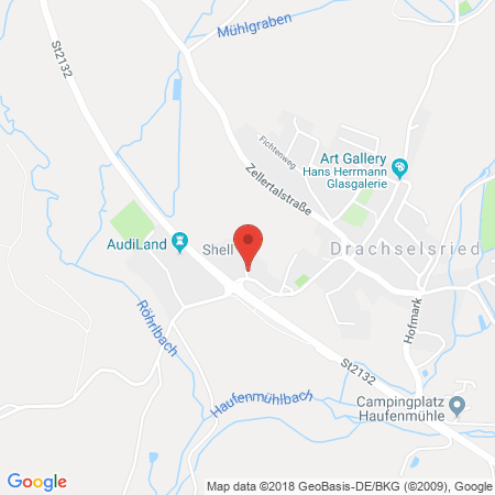 Kartenansicht Shell Tankstelle Albert Lemberger