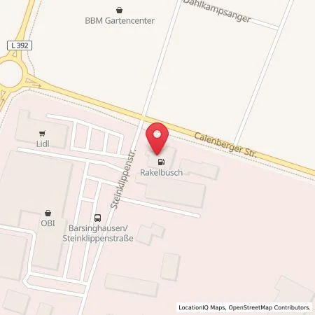 Karte Rakelbusch
