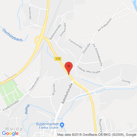 Kartenansicht FORD AUTOHAUS FREUND AUTOMOBILE GBR