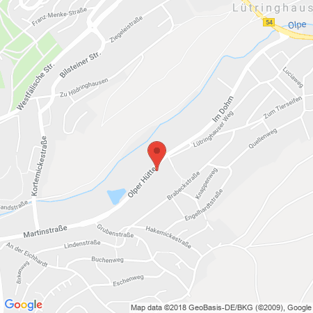 Kartenansicht Freie Tankstelle Zeppenfeld