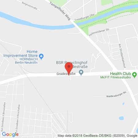 Kartenansicht Gas & More Berlin