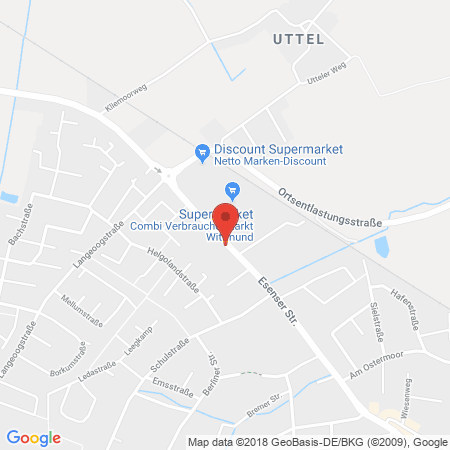 Kartenansicht Tankstelle Mettjes