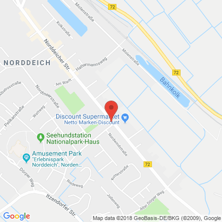 Kartenansicht Olli´s Tankstelle