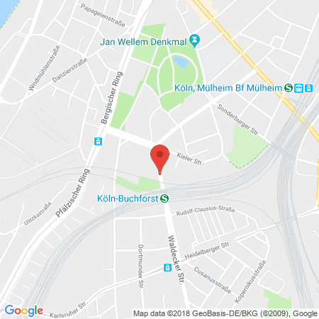 Kartenansicht Autohaus Behrendt