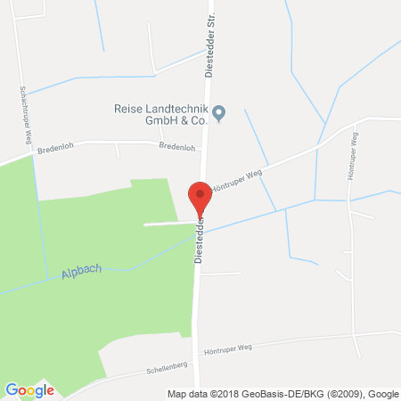 Kartenansicht AVIA Station