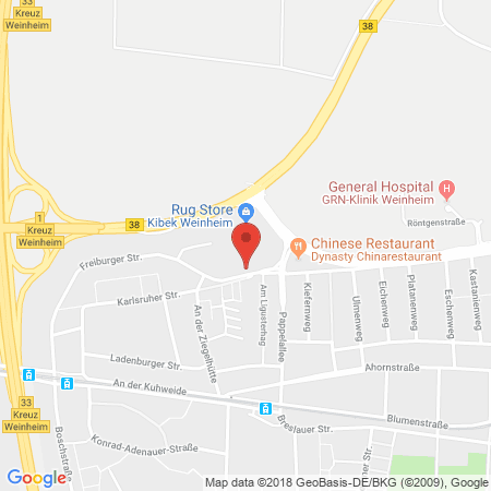 Kartenansicht Autohaus Jöst GmbH