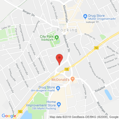 Kartenansicht Automobile Huber