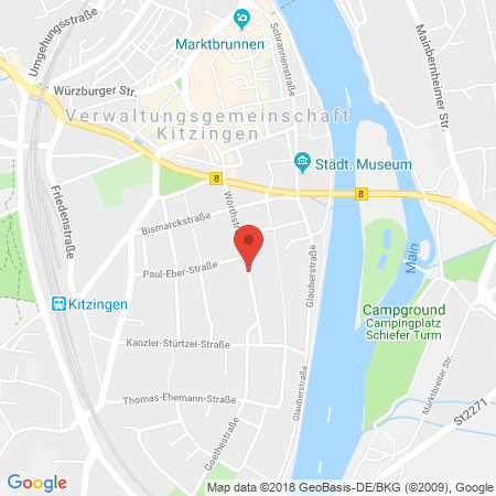 Kartenansicht Auto Service Kaupa