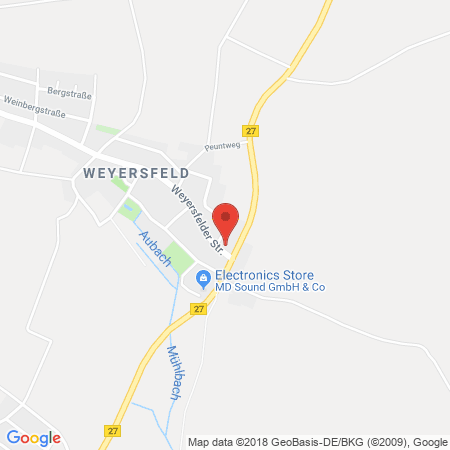 Kartenansicht Avia Station Baumbach