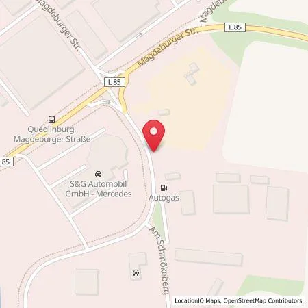 Karte Wärmetechnik Quedlinburg Harzgas GmbH