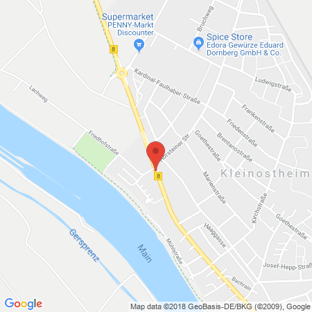 Kartenansicht BFT Tankstelle Walther