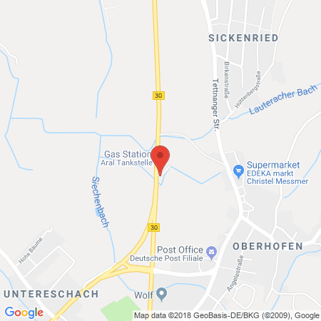 Kartenansicht Shell Station Roland Wurm