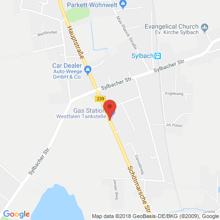 Kartenansicht Westfalen-Tankstelle Markus Veling