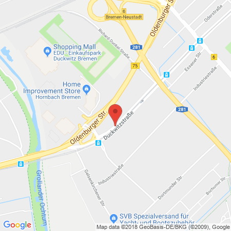 Karte BFT EXPRESS TANKSTELLE