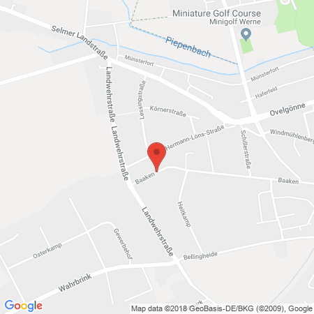 Kartenansicht Suzuki-Autohaus Egbert Bispinghoff