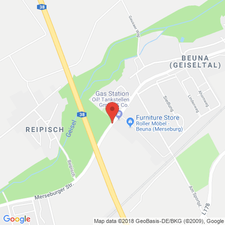 Kartenansicht OIL! Tankstelle