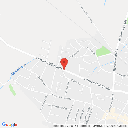 Kartenansicht Westfalen Tankstelle