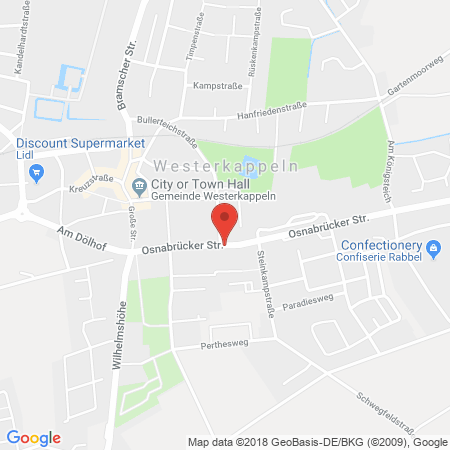 Kartenansicht Westfalen-Tankstelle Elisabeth OBrien