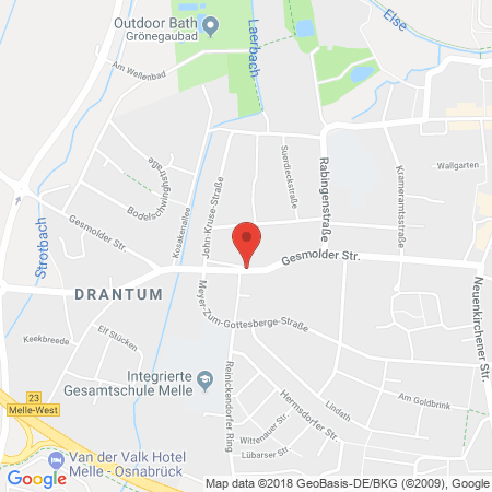 Kartenansicht Westfalen-Tankstelle Martina Wagner