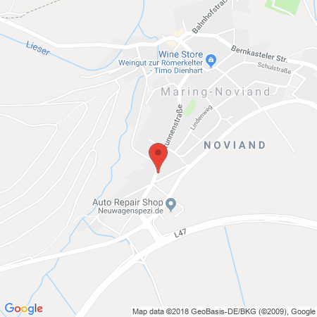 Kartenansicht ED-Tankstelle Maring Noviand