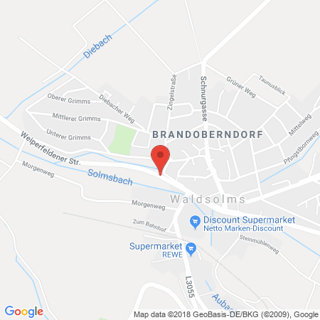 Kartenansicht MTB Tankstelle Autohaus Rühl GmbH Klaus Rühl