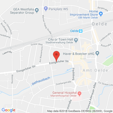 Kartenansicht Westfalen-Tankstelle Andreas Müller-Pelters