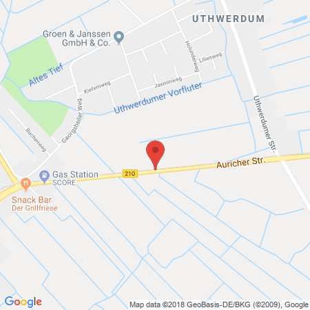 Kartenansicht Score Tankstelle