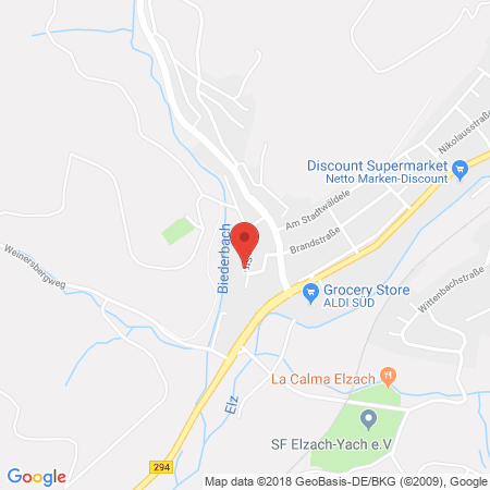 Kartenansicht Hin Auto und Freizeit