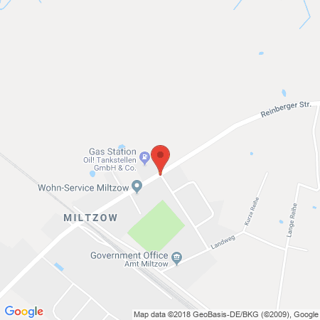 Kartenansicht OIL! Tankstelle Miltzow