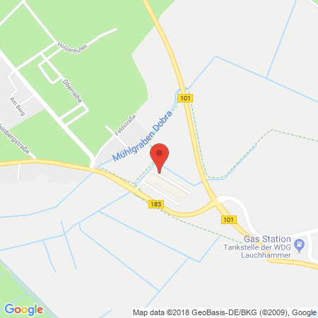 Kartenansicht WDG-Tankstelle
