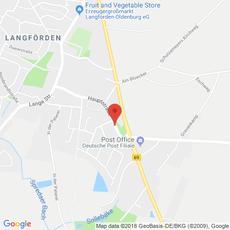 Kartenansicht AVIA Tankstelle Kleier