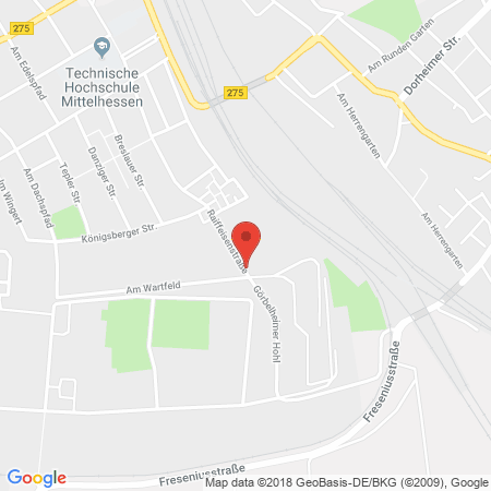 Kartenansicht Esso-Tankstelle Ludwig