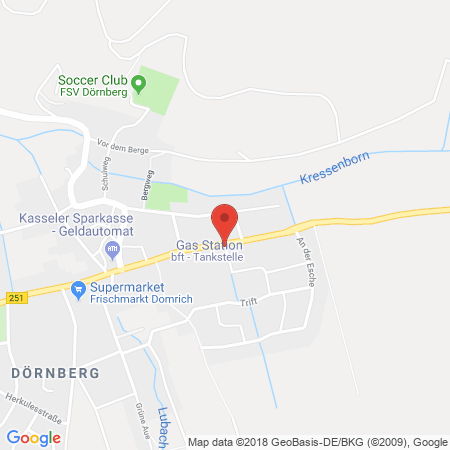 Kartenansicht BFT Tankstelle Freund