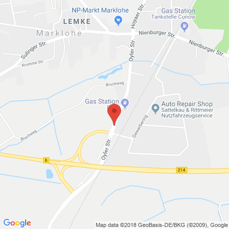 Kartenansicht Esso Tankstelle