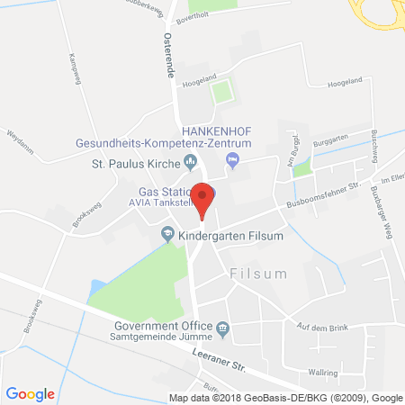 Kartenansicht Autohaus de Buhr