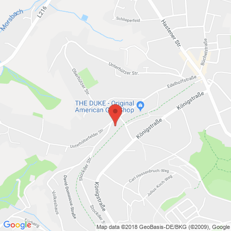 Kartenansicht R. Tesche Aral Vertrieb