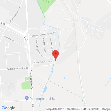 Kartenansicht Mercator Handelscenter, Autohaus Dähn