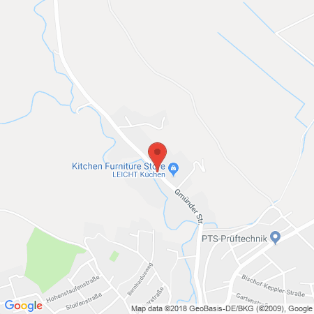 Kartenansicht Shell-Tankstelle