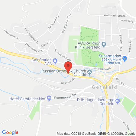 Kartenansicht Avia Tankstelle