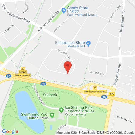 Kartenansicht Bosch Service ATRAX