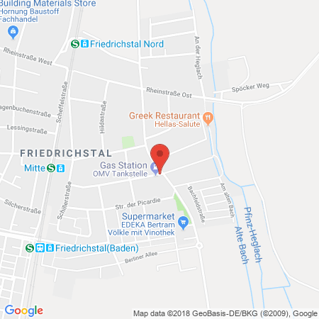 Kartenansicht OMV Station Tilo Mahler